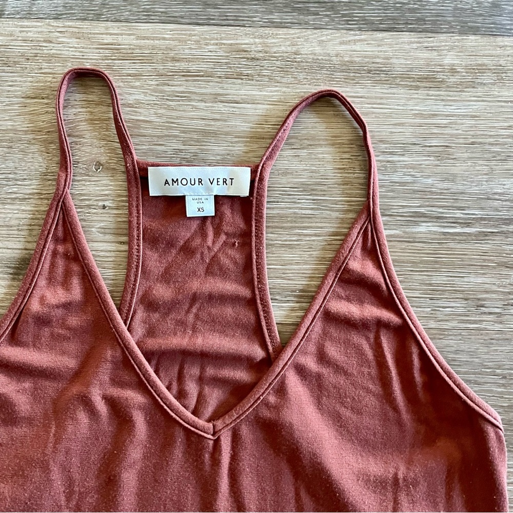 Amour Vert Jada Dream Knit Tank in Earth